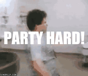 friday party hard GIF by Cheezburger