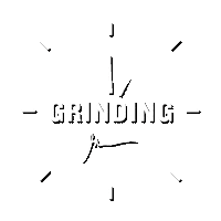 grinding what time Sticker by GaryVee