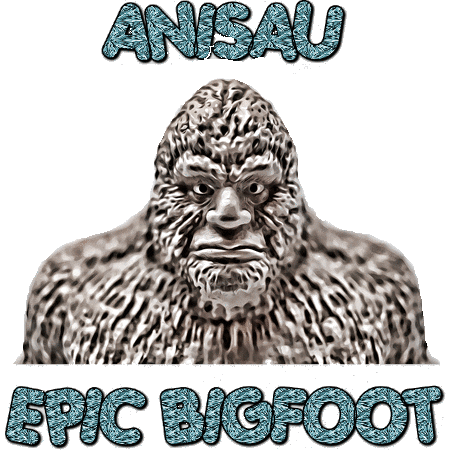 Bigfoot Sasquatch Sticker by Anisau