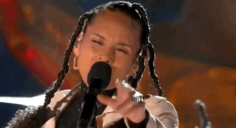 Alicia Keys Singing GIF by NBC