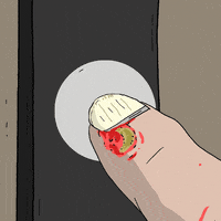 Aanenmatig animatie tekenfilm grappig ding dong GIF