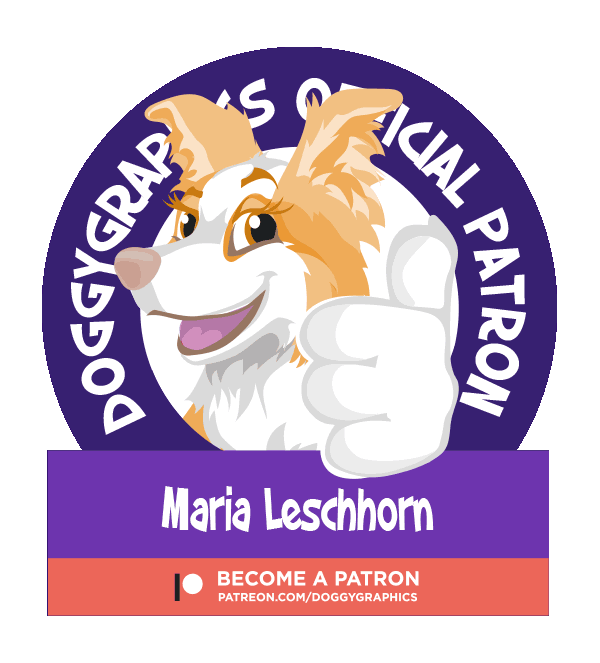 Maria Patron Sticker by Doggygraphics