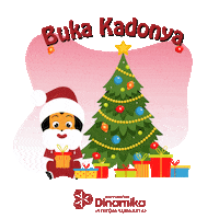 Christmas Gift Sticker by UNIVERSITAS DINAMIKA