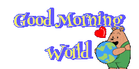 Good Morning Bear Sticker