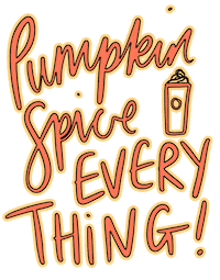 Pumpkin Spice Newfallz Sticker by zoellabeauty