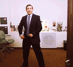 the office dance GIF
