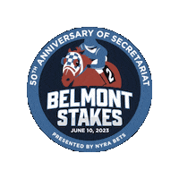 theNYRA secretariat belmontpark belmontstakes Sticker