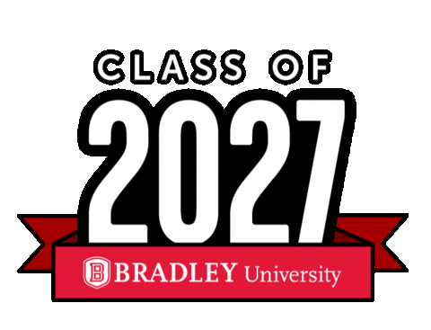 Classof2027 Sticker by Bradley University
