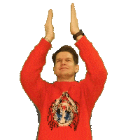 Happy Feliz Sticker by Rustam Mayer