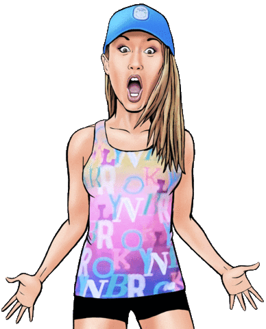 Boston Marathon Runner Girl Sticker by eBibs
