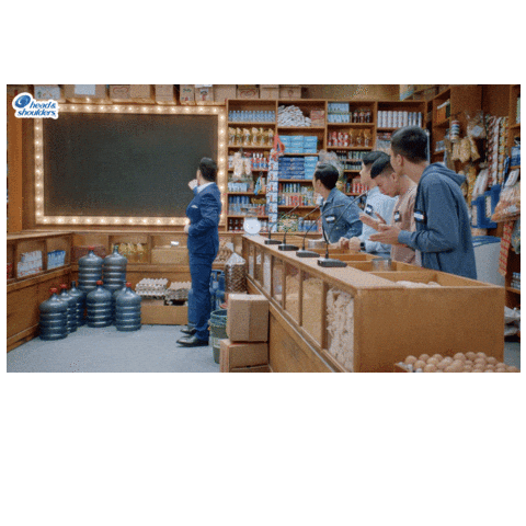 headandshouldersid giphyupload joe shampoo hs Sticker