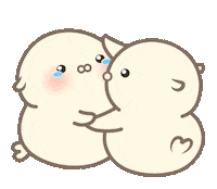 Sad Couple Sticker