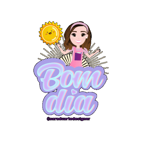 Bom Dia Sun Sticker