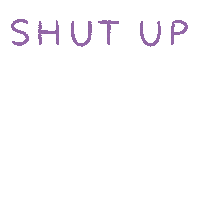 British Shut Up Sticker