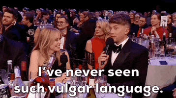 Kylie Minogue Language GIF by BRIT Awards