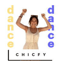 happy claro que si Sticker by Chicfy