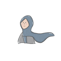 anggiyudia smile child human hijab Sticker