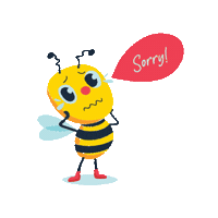 Sad Face Sticker by Busy Bees Asia