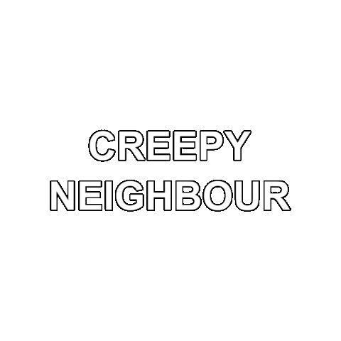 Creepy Guy Sticker by CREEPY NEIGHBOUR