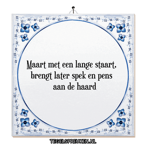 Comfort Wijsheid Sticker by Tegelspreuken.nl