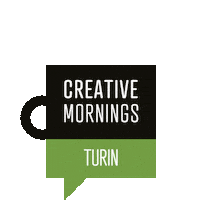 Coffee Mug Sticker by CreativeMornings Turin