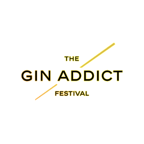 TheGinAddict giphygifmaker logo festival gin Sticker