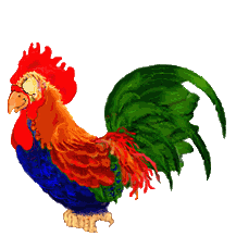 Rooster Sticker