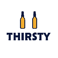 thirstybeershop drink beer cheers drinking Sticker