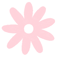 Pink Flower Sticker by Léa Binda