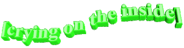 text crying Sticker