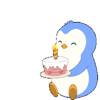 Happy Birthday Sticker by Pudgy Penguins