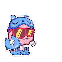 Crypto Sleep Sticker by BigBrains