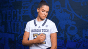Georgia Tech Basketball GIF by Georgia Tech Yellow Jackets