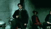 guillermo sitting GIF by What We Do in the Shadows