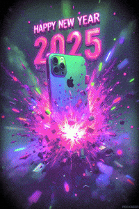Happy New Year Good Luck GIF by PEEKASSO