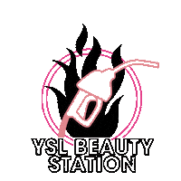 yslbeauty pink fire black pump Sticker