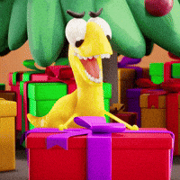 Christmas Destroy GIF by Claynosaurz
