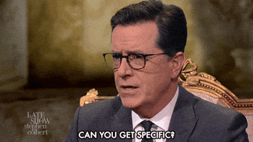 stephen colbert what GIF by The Late Show With Stephen Colbert