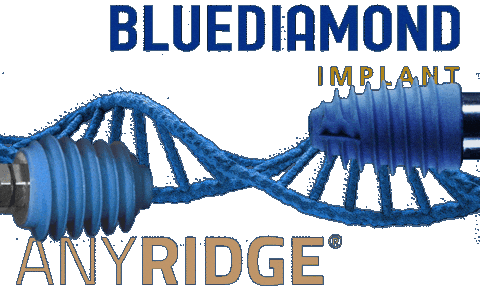 Dental Implant Bluediamond Sticker by MegaGen Implant