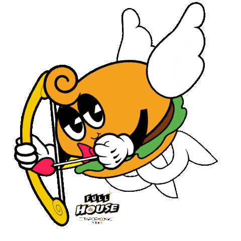 Carls Jr Love Sticker by fullhouseburger