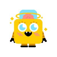Cartoon Robot Sticker by Eptic