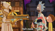 Rick And Morty Shrug GIF by Adult Swim