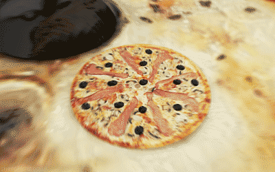 recursive pizza GIF