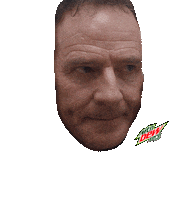 Looking Bryan Cranston Sticker by Mountain Dew