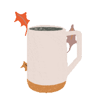 Pumpkin Spice Coffee Sticker by Kelsey Davis