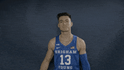 Byu Basketball Gocougs GIF by BYU Cougars