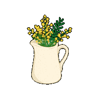 Flower 꽃 Sticker