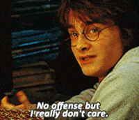 harry potter dont care GIF
