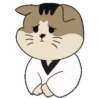 Cat Fight Sticker