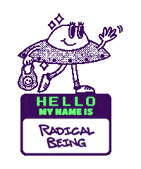 TotallyRadVF radical totally rad trvf totally rad vintage fest Sticker